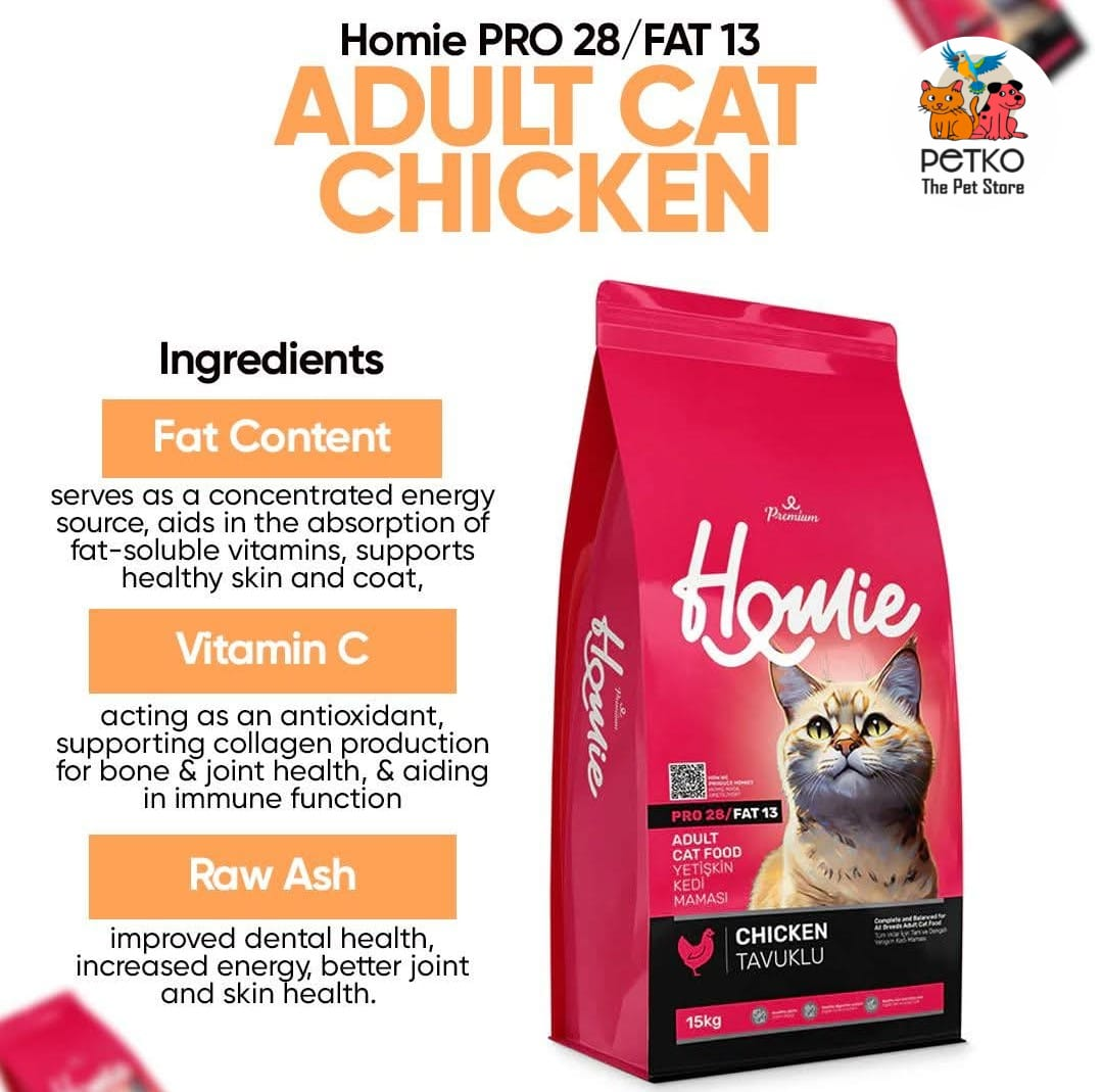 Homie Pro Adult Cat Chicken 1.2kg